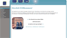 Desktop Screenshot of bund-medizinische-fusspflege.de